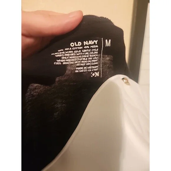 Women's Old Navy Black Long Sleeve Shirt Size M - Picture 4 of 4